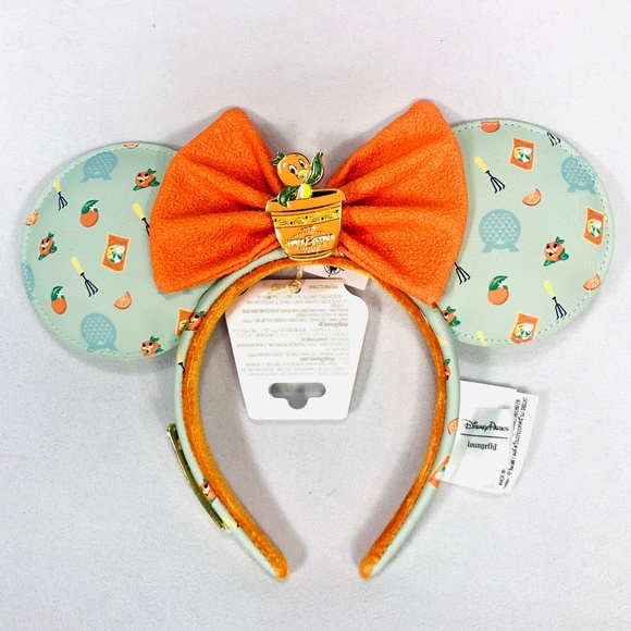 Loungefly Accessories - 2024 Disney Parks Loungefly Epcot Flower Garden Orange Bird Minnie Ear Headband